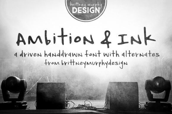 Ambition Ink Font for Web Design