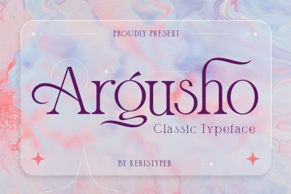 Argusho: A Serif Font for Elegant Campaigns