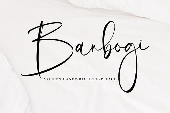 Banbogi: A Modern Handwritten Font