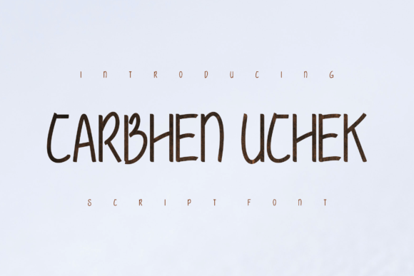 Carbhen Uchek Font for Business
