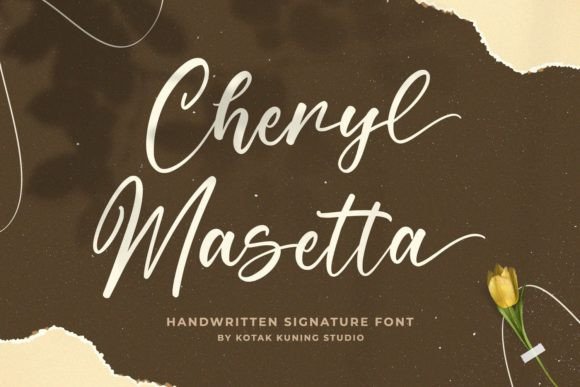 Cheryl Masetta: A Modern Handwritten Font