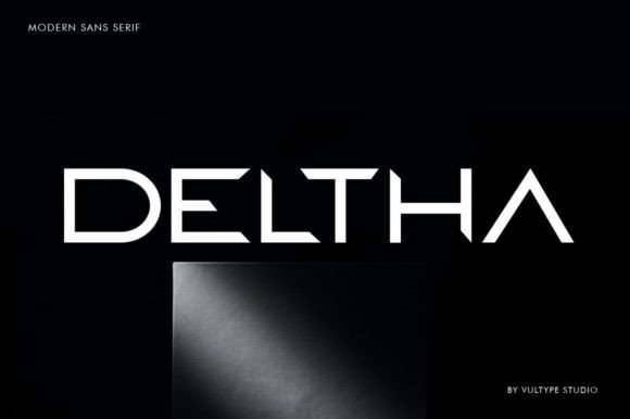 Deltha: A Futuristic Font for Modern Campaigns