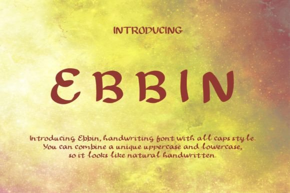 Ebbin: A Stylish Font for Business Branding