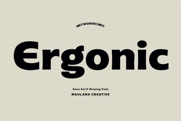 Ergonic: A Bold Font for Digital Campaigns