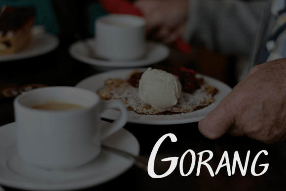 Gorang: A Script Typeface for Web Design