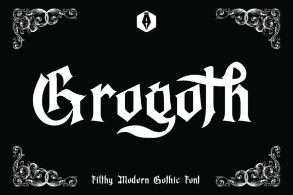 Grogoth: A Bold Blackletter Font for Creative Projects