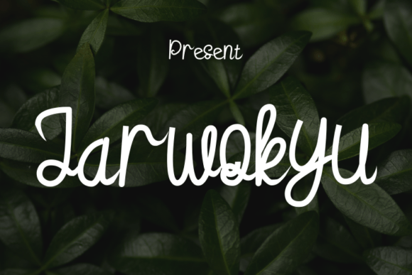Jarwokyu: Elegant Script Font for Crafters