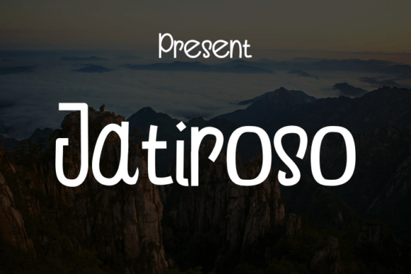 Jatiroso: A Script Typeface for Elegant Design
