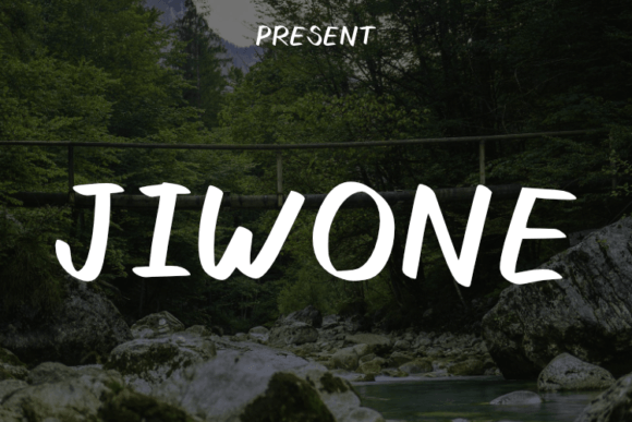 Jiwone: A Handwritten Font for Elegant Design