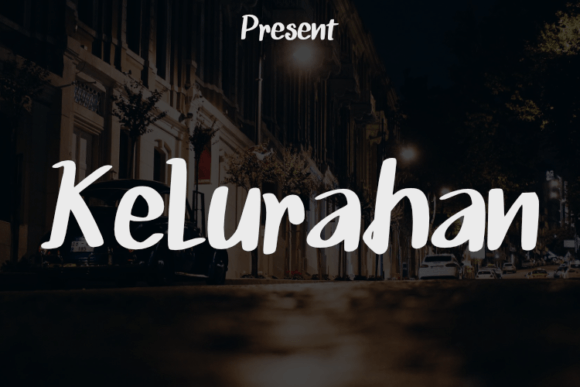 Kelurahan: A Script Typeface for Elegant Design