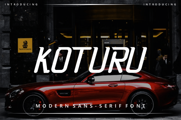 Koturu: A Clean, Modern Sans Serif Font for Handmade Creators