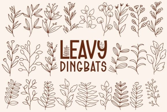 Leavy: A Botanical Font for Creative Campaigns