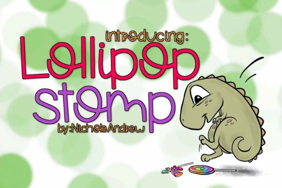 Lollipop Stomp Font: Adorable Handwritten Style