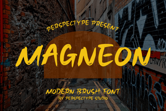 Magneon: A Modern Handwritten Font