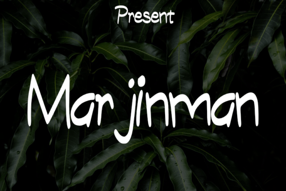 Marjinman: A Script Typeface for Elegant Design