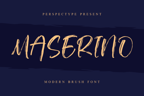 Maserino: A Modern Brush Font for Business