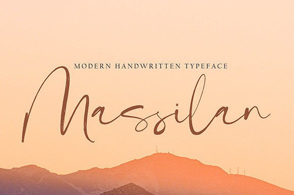 Massilan: A Modern Handwritten Font for Web Design