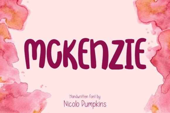 Mckenzie: A Handwritten Font for Creative Expression