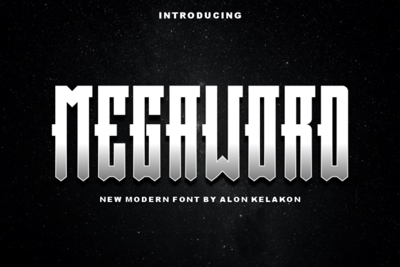 Megaword Font: Modern Typography for Crafters