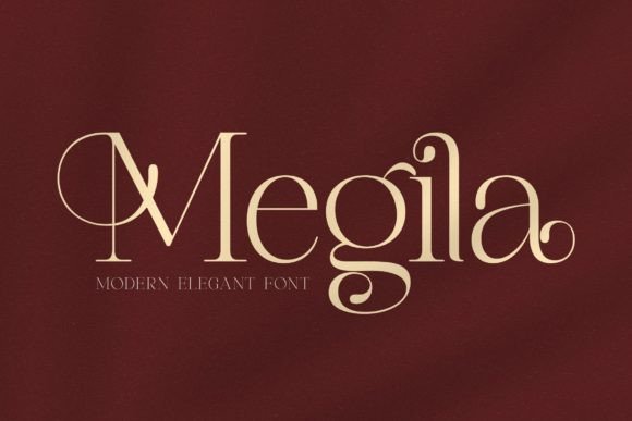 Megila: A Modern Serif Font for Elegant Design