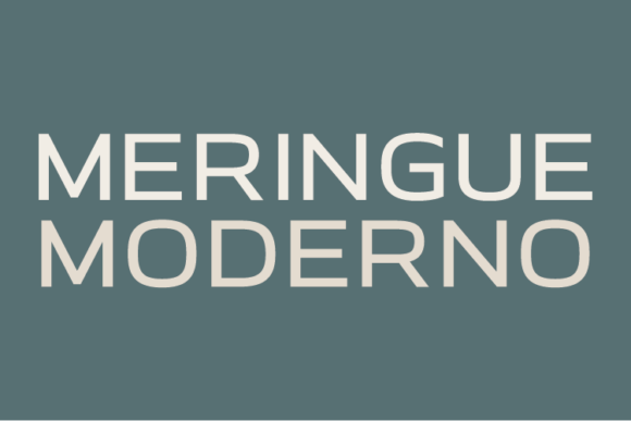 Meringue Moderno: A Font for Business Brilliance
