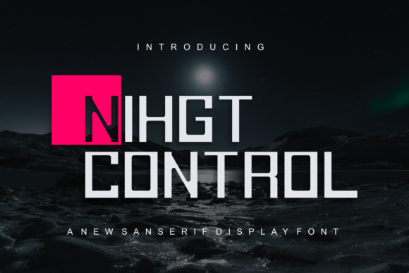 Night Control: A Bold Slab Serif for Modern Branding