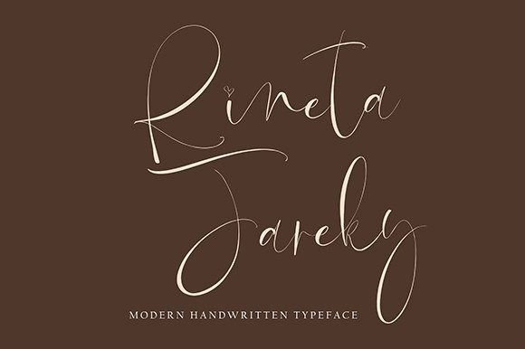 Rineta Fareky: A Font for Creative Campaigns