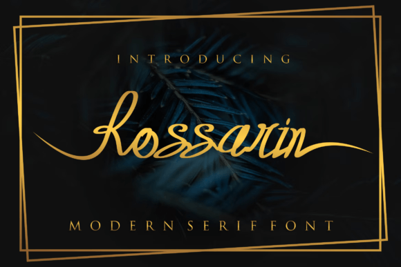 Rossarin: A Modern Handwritten Font