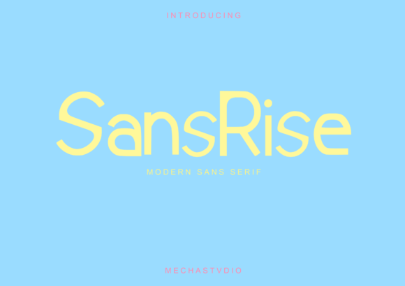 Sansrise: A Modern Typeface for Editorial Design