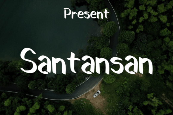 Santansan: A Script Typeface for Elegant Design