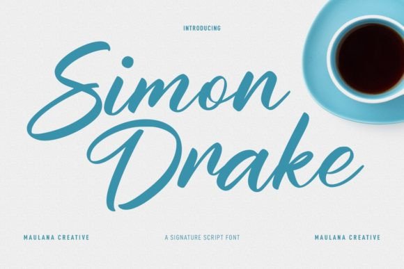 Simon Drake: A Thoughtful Script Font for Editorial Warmth