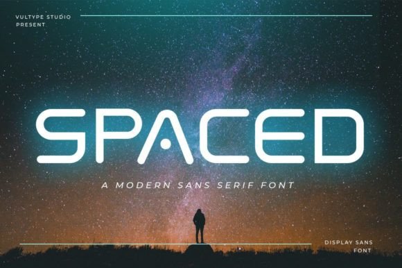 Spaced: A Futuristic Font for Web Design