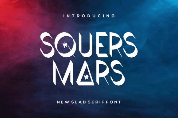 Squersmars: A Modern Slab Serif Font