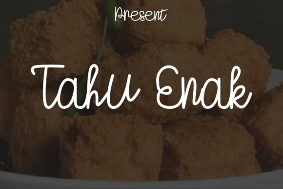 Tahu Enak Font for Business