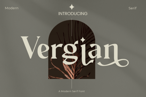 Vergian: A Modern Serif Font