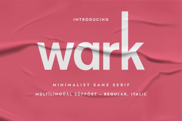 Wark: A Modern Typeface for Digital Marketing