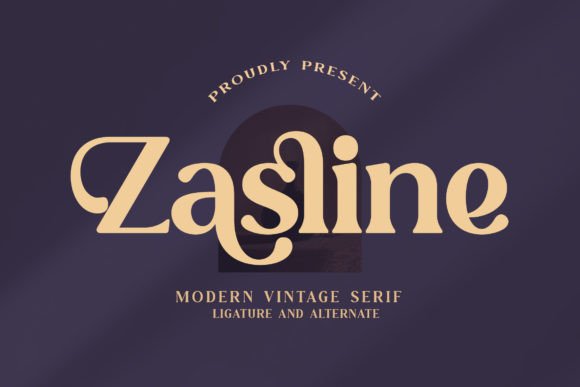 Zasline: A Classic Serif Font for Business Elegance